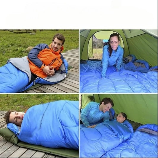 Lightweight Three Season Sleeping Bag With Microfiber Fill
