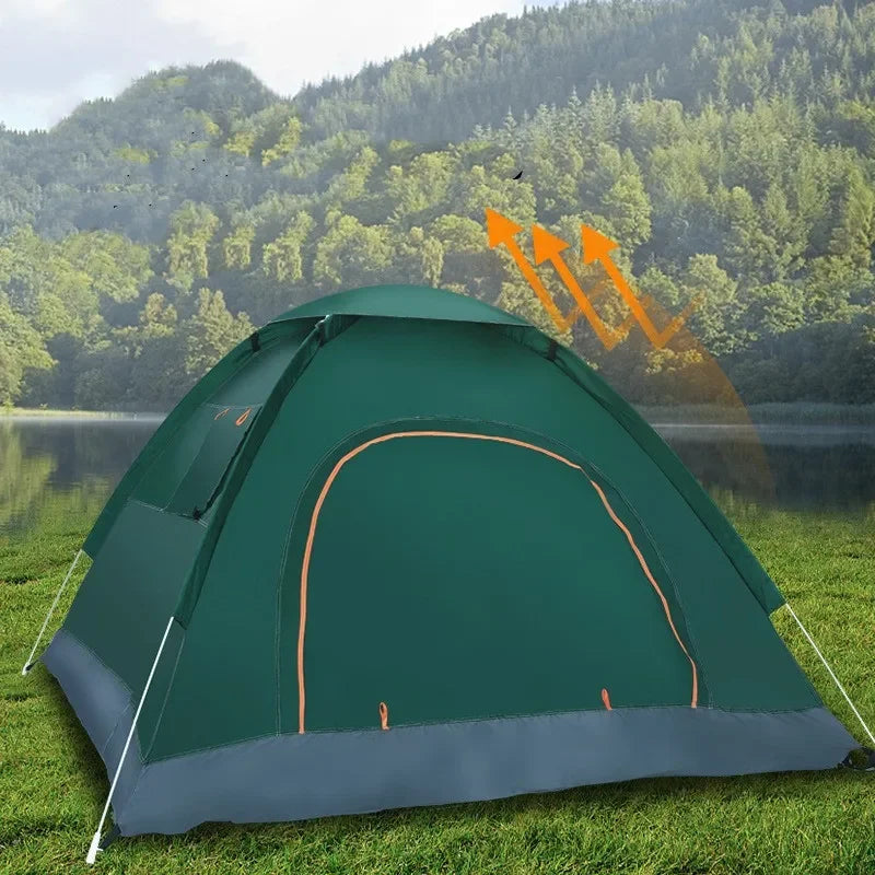 2 3 Person Pop Up Tent Waterproof Automatic Opening Shelter