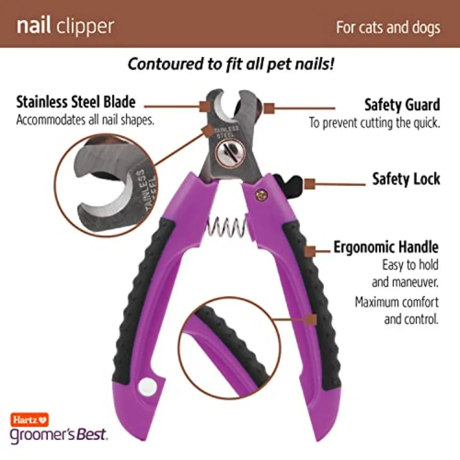 Professional Dog and Cat Nail Clipper With Precision Tuned Safety Guard