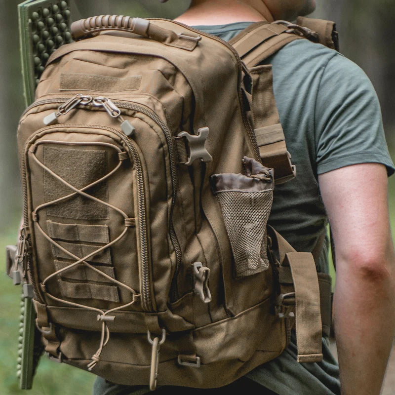 65L Tactical Backpack For Outdoor Hiking Military Army Rucksack