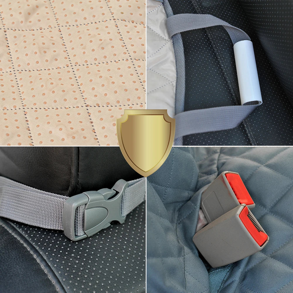 PETRAVEL Dog Car Seat Cover Waterproof Hammock Rear Seat Protector