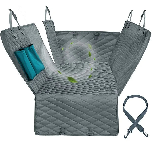 PETRAVEL Dog Car Seat Cover Waterproof Hammock Rear Seat Protector