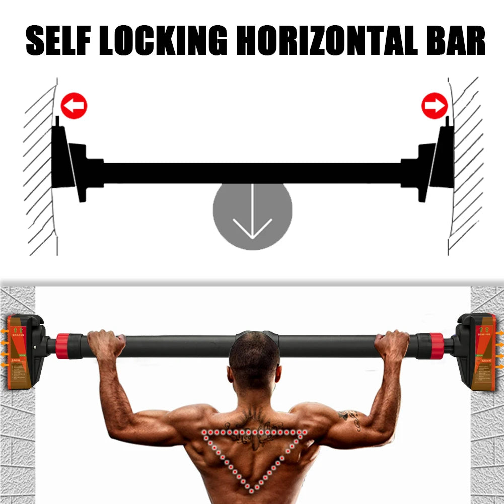 Adjustable Doorway Pull Up Bar With Level Gauge 200kg