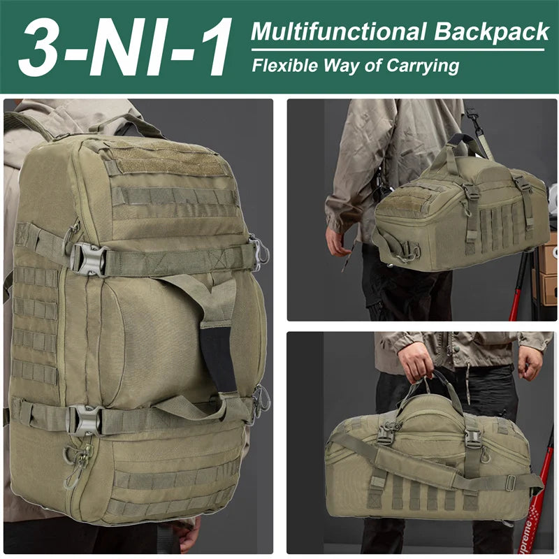 LQARMY 30L 50L 80L Outdoor Tactical Backpack Molle