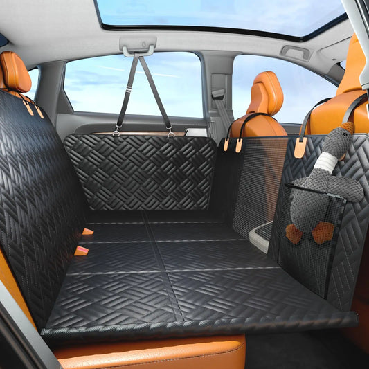 Car Rear Seat Dog Hammock With Hard Extender 400 Pounds