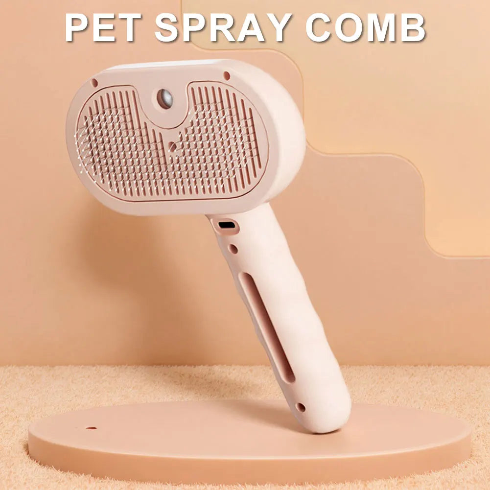 3 In 1 Cat Steam Brush Grooming And Shedding Performance
