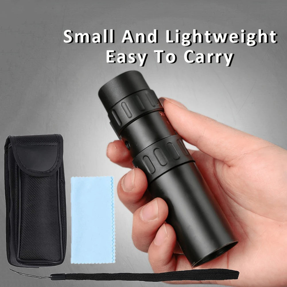 Monocular Telescope With Manual Focus For Outdoors Camping Birdwatching