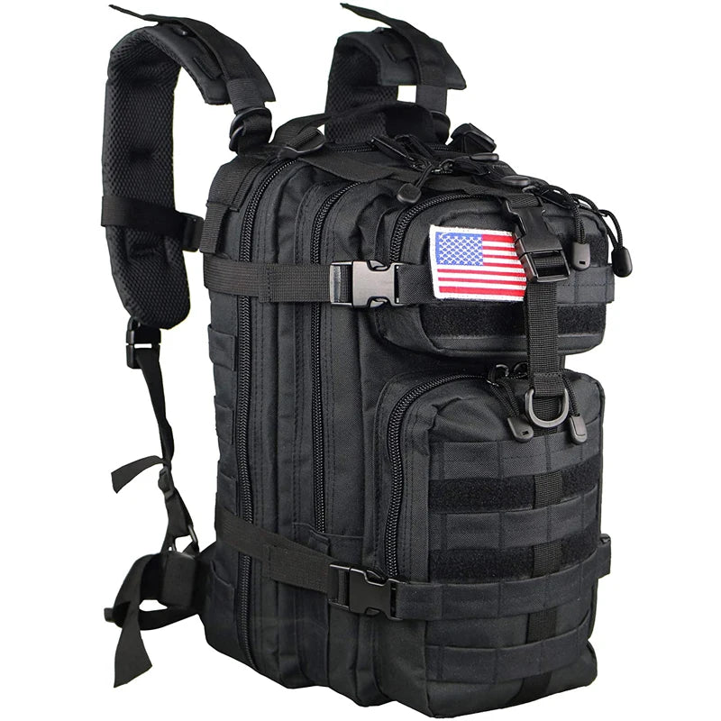 LQARMY 35L Tactical Backpack Molle Assault Rucksack Unisex Hiking