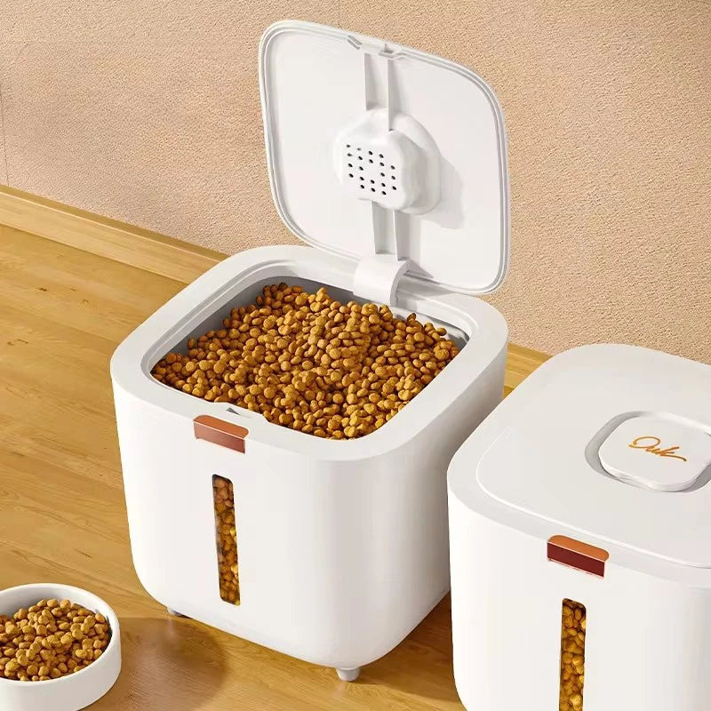 Large Pet Food Storage Barrel Sealed Moisture Proof Container