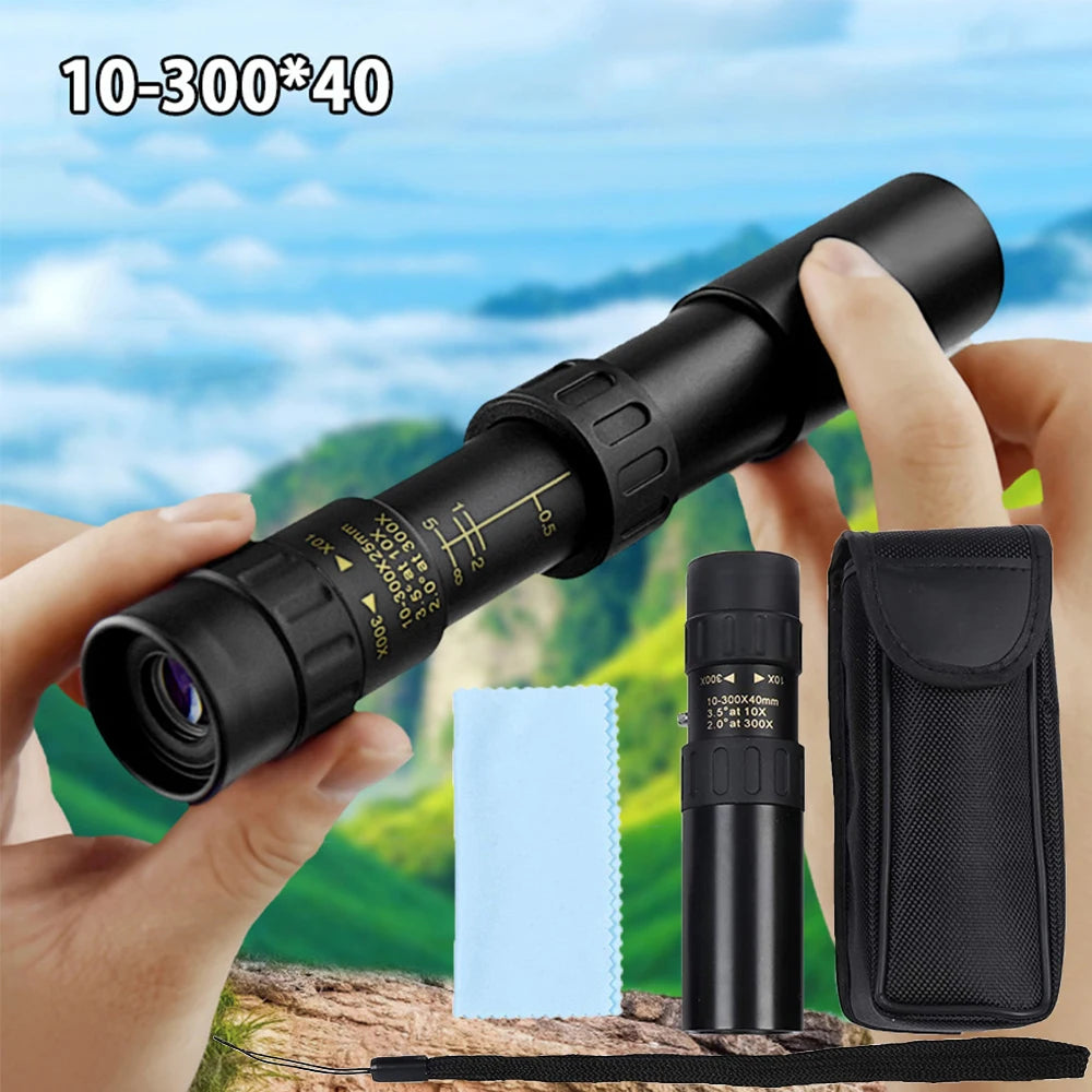 Monocular Telescope With Manual Focus For Outdoors Camping Birdwatching