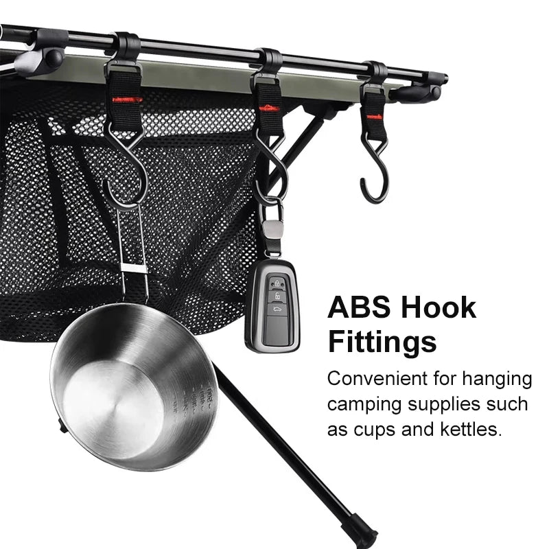 WestTune Folding Camping Table Aluminum Lightweight Portable With Storage Bag