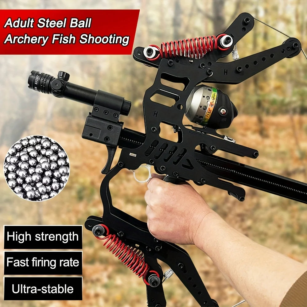 Fire Dragon Dual Use Compound Bow Fishing Reel And Sight