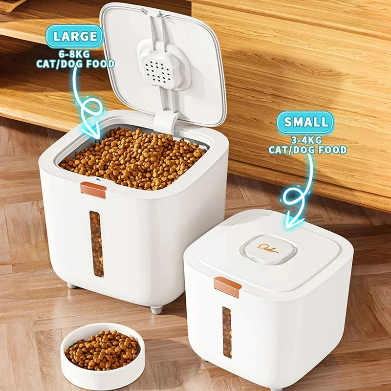 Large Pet Food Storage Barrel Sealed Moisture Proof Container