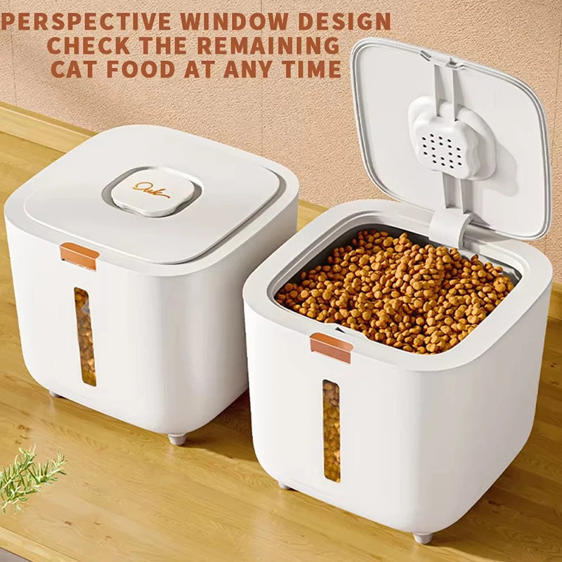 Large Pet Food Storage Barrel Sealed Moisture Proof Container