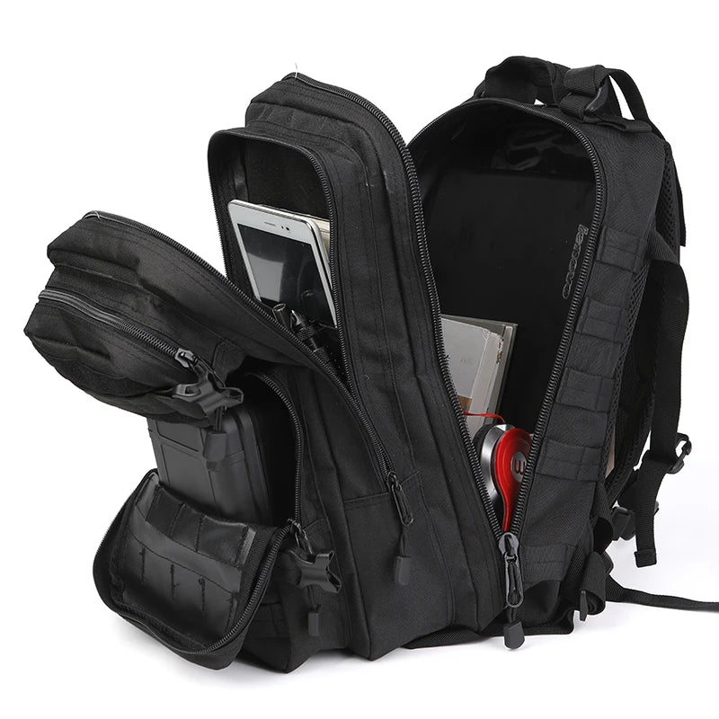 LQARMY 35L Tactical Backpack Molle Assault Rucksack Unisex Hiking