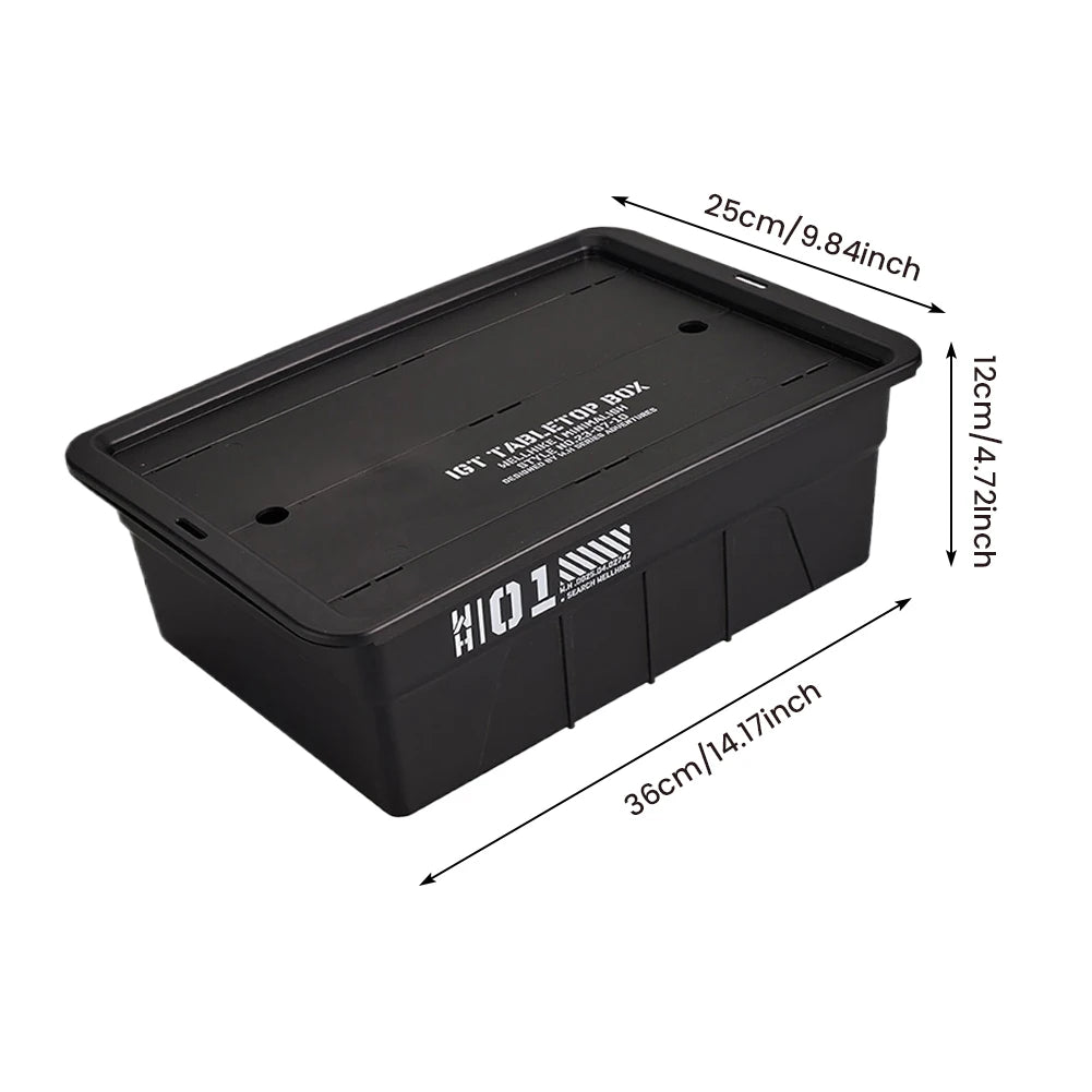 IGT Table Tea Tray Multifunctional Storage Basket For Outdoor Use