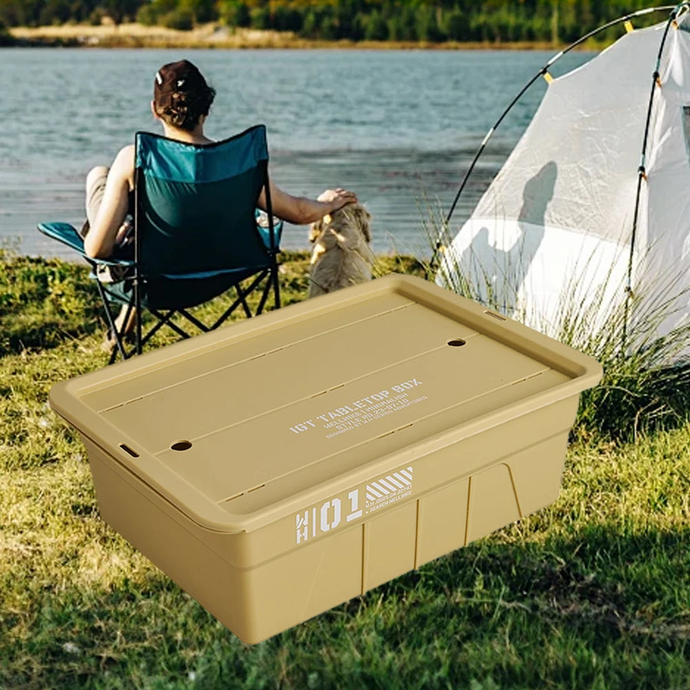 IGT Table Tea Tray Multifunctional Storage Basket For Outdoor Use