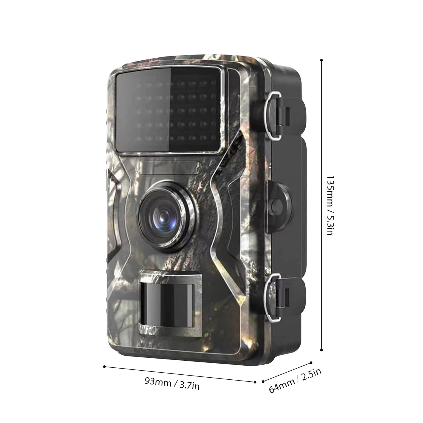 1080P Hunting Camera With 2in LCD 16MP Night Vision IP66