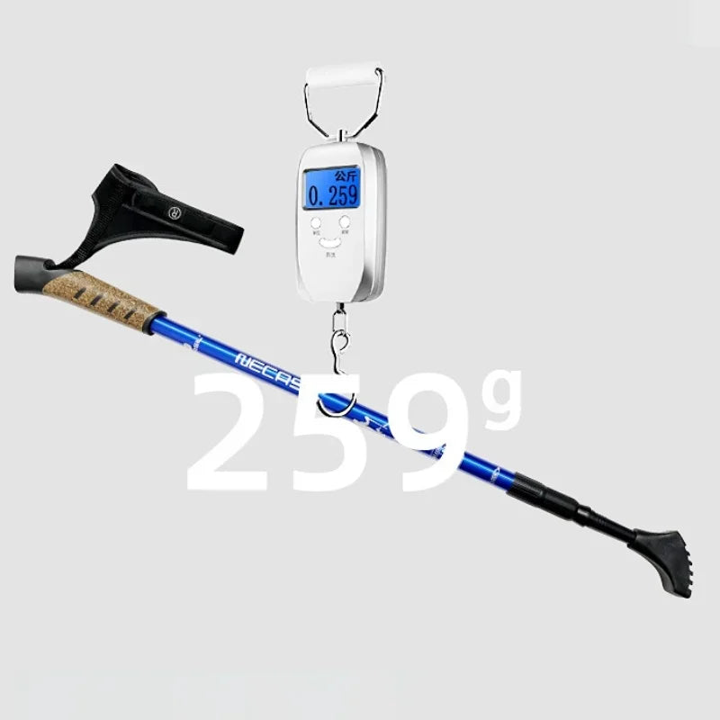 Two Pack Foldable Telescopic Nordic Walking Poles For Trekking