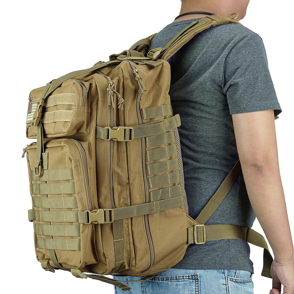 50L Tactical Backpack Molle Pack For Outdoor Trekking And Camping