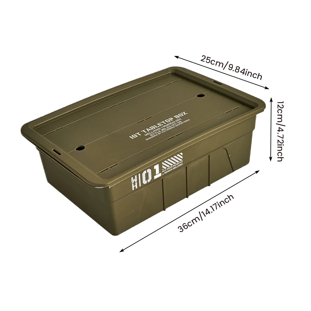 IGT Table Tea Tray Multifunctional Storage Basket For Outdoor Use