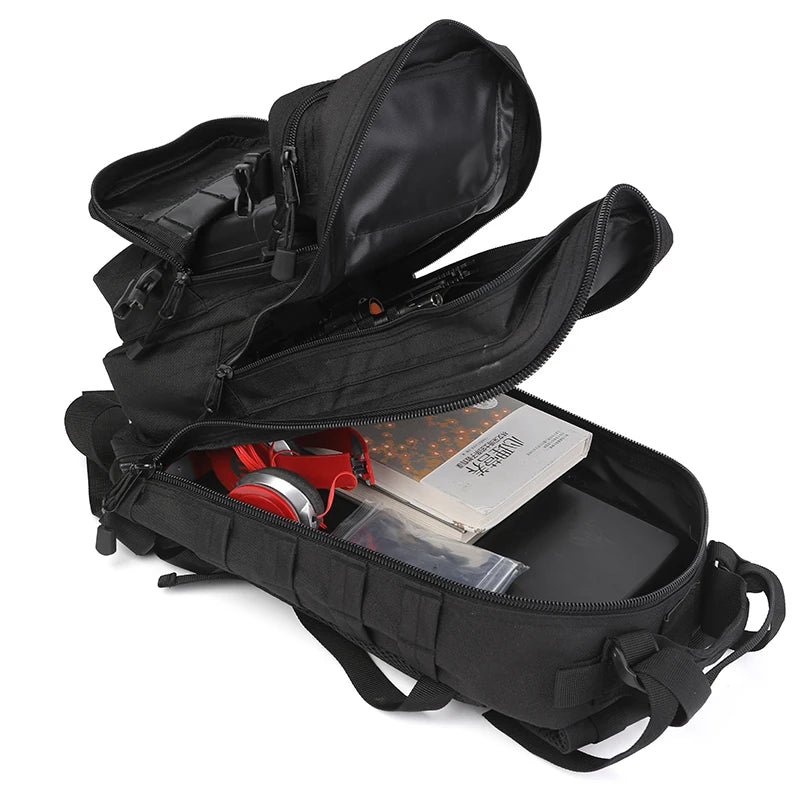 LQARMY 35L Tactical Backpack Molle Assault Rucksack Unisex Hiking