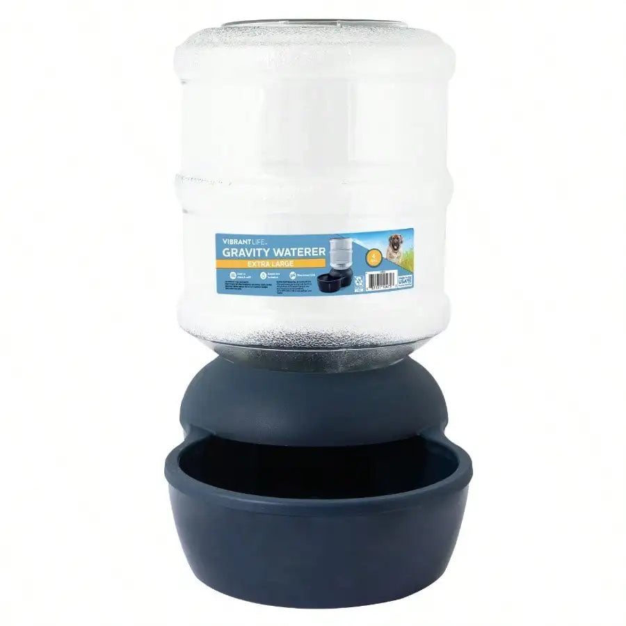 Blue Extra Large Pet Water Fountain for Cats and Dogs