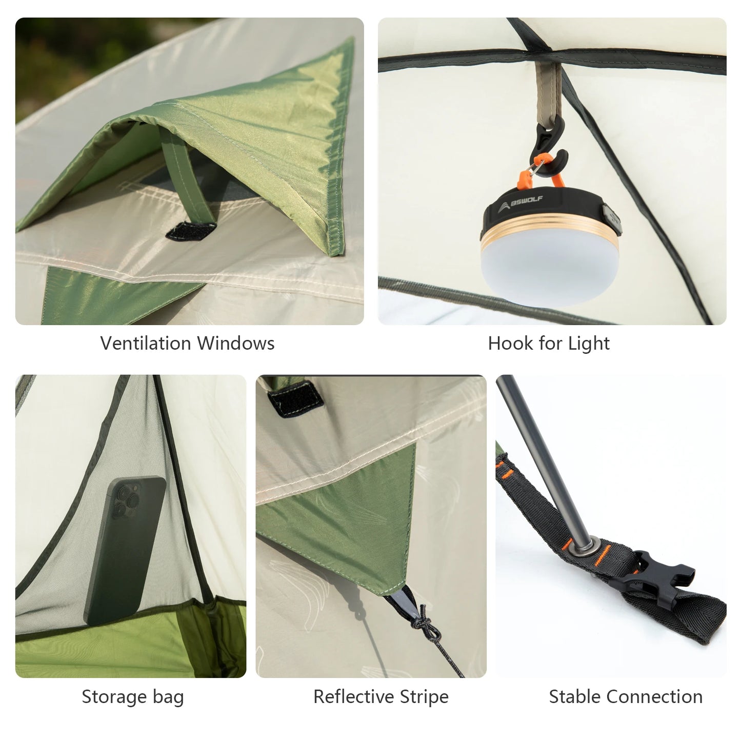 BISINNA Ultralight 2 Person Dual Layer Waterproof Tent