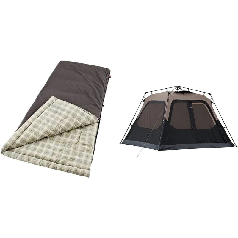 Coleman Heritage Big And Tall Cold Weather Sleeping Bag 10F