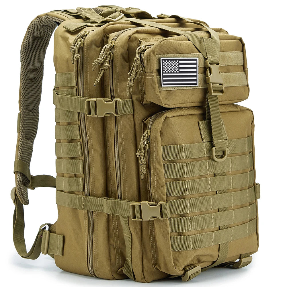 50L Tactical Backpack Molle Pack For Outdoor Trekking And Camping