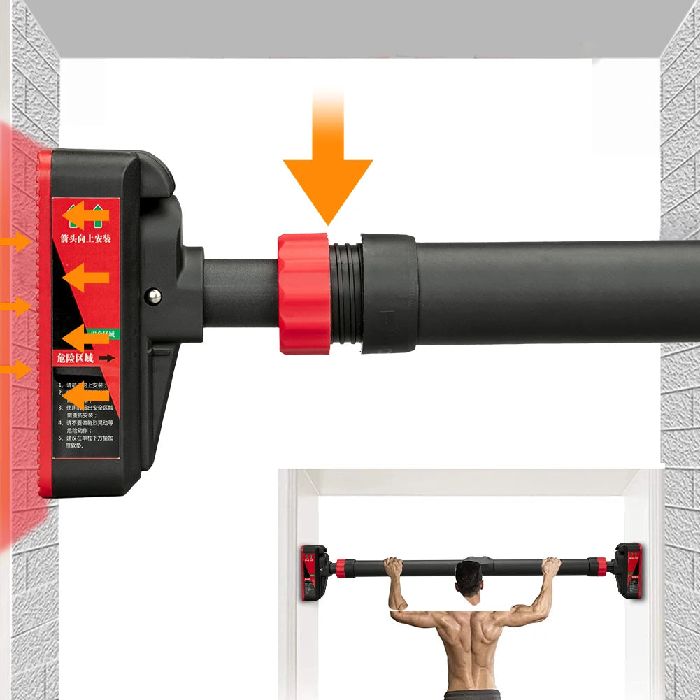 Adjustable Doorway Pull Up Bar With Level Gauge 200kg