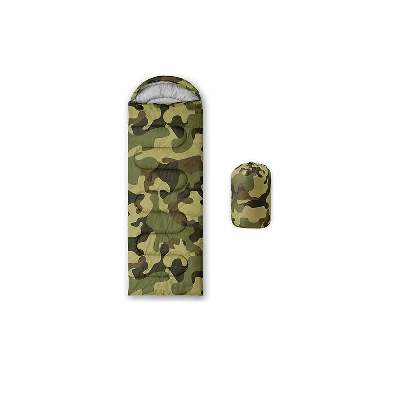 Lightweight Three Season Sleeping Bag With Microfiber Fill