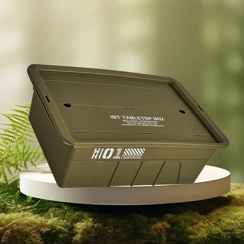 IGT Table Tea Tray Multifunctional Storage Basket For Outdoor Use