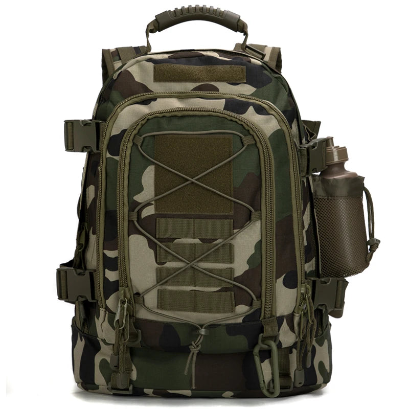 65L Tactical Backpack For Outdoor Hiking Military Army Rucksack